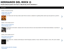 Tablet Screenshot of hermanosdelrock.com